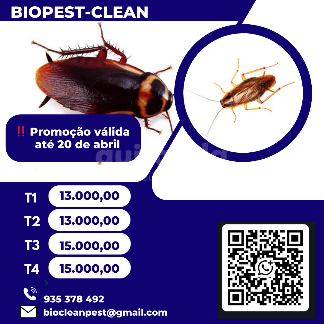 Serviço: Desinfestação